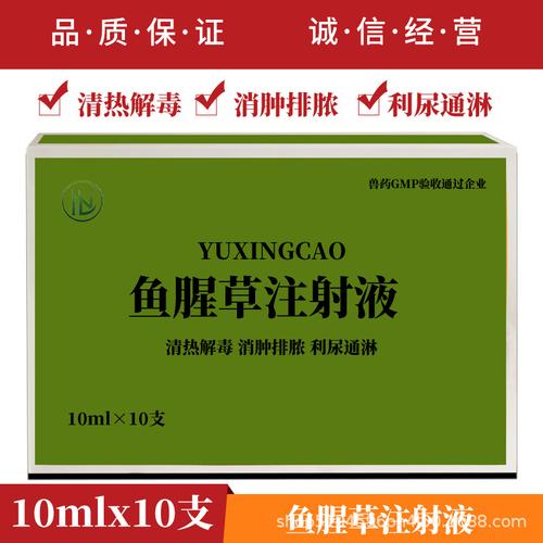 兽药兽用鱼腥草注射液母畜产后消炎 清热解毒消肿排脓利尿通淋药